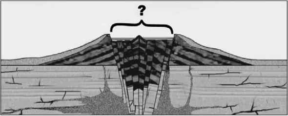 <strong>Explosive or voluminous eruptions may cause a volcano to subside or collapse into the now-empty magma chamber,producing a broad depression termed a ________. </strong> A) crater B) lahar C) caldera D) fissure