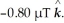 <strong>A point charge Q moves on the x-axis in the positive direction with a speed of 370 m/s.A point P is on the y-axis at y = +80 mm.The magnetic field produced at point P,as the charge moves through the origin,is equal to When the charge is at x = +40 mm,what is the magnitude of the magnetic field at point P? (μ<sub>0</sub> = 4π × 10<sup>-7</sup> T • m/A)</strong> A) 0.57 μT B) 0.74 μT C) 0.92 μT D) 1.1 μT E) 1.3 μT