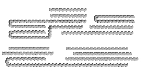 <strong>Consider the following diagram representing crystallites. Which type of polymer is represented?</strong> A) thermoplastic B) fiber C) elastomer D) thermosetting resins