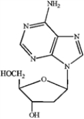 <strong>Which of the following is deoxyadenosine? A B C D </strong> A) A B) B C) C D) D