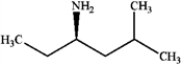 <strong>What is the IUPAC name of the following compound? </strong> A) (R)-4-amino-2-methylhexane B) (S)-4-amino-2-methylhexane C) N-ethyl N-(3-methylpropyl) amine D) (R)-3-amino-5-methylhexane