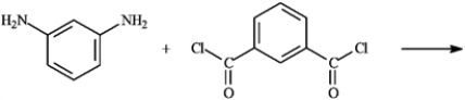 Draw the structure of polymer formed in the following reaction. Show only a single monomer.