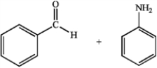 Predict whether the following reactions of the depicted carbonyl containing compounds and amines will result in the formation of an enamine or an imine. A B C
