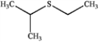 <strong>What is the IUPAC name of the following compound? </strong> A) ethyl isopropyl thiol B) 2-methylsulfanylpropane C) ethyl isopropyl disulfide D) ethyl isopropyl sulfide