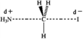<strong>Which of the following represents the transition state of the S<sub>N</sub>2 reaction between methyl iodide and ammonia?</strong> A) B) C) D)