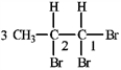 If the proton attached to C2 in 1,1,2-tribromopropane is coupled with the protons on C1 (J = 3.5 Hz) and C3 (J = 6.8), draw the tree diagram of the C2 proton and predict the splitting pattern.
