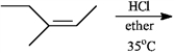 Predict the major organic product(s) in the reaction below. If more than one major organic product is expected, draw each one. Explain the significance of 35°C and ether shown in the reaction.