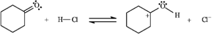 Identify and label the nucleophile and electrophile in each reaction below. -Identify and label: