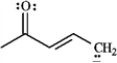 Draw two resonance structures for the species below.