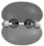 <strong>Consider the two structures below to answer the following question.CH<sub>3</sub>CH<sub>2</sub>OH CH<sub>3</sub>OCH<sub>3</sub> The molecular orbital shown below is most likely of what type? </strong> A) σ bonding B) σ antibonding C) π bonding D) π antibonding