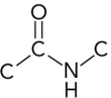 <strong>Which represents the correct arrangement of bonding in a peptide bond?</strong> A) B) C) D)
