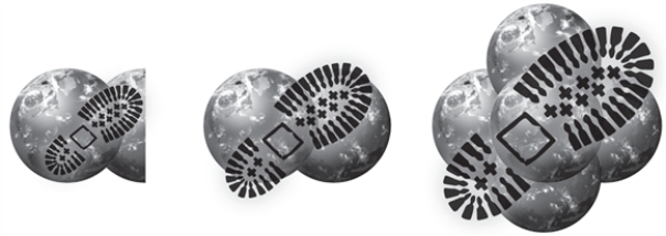 Critical Thinking How many Earths are we currently using compared to the earth's ecological capacity?