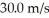 <strong>You are driving at on a freeway curve of radius What is the magnitude of your acceleration?</strong> A)36.0 m/s<sup>2</sup> B)1.20 m/s<sup>2</sup> C)20.8 m/s<sup>2</sup> D)0.833 m/s<sup>2</sup>