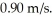 <strong>A block of mass m = 34 kg and speed V is behind a block of mass M = 81 kg and speed of as shown in the figure.The surface is frictionless and the blocks collide and couple.After the collision,the blocks have a common speed of What is the magnitude of the impulse on the 34-kg block due to the collision? </strong> A)32 N ∙ s B)14 N ∙ s C)41 N ∙ s D)57 N ∙ s E)73 N ∙ s