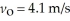 An object of mass 6.8 kg is attached to an ideal spring of force constant (spring constant)1720 N/m.The object is set into simple harmonic motion,with an initial velocity of and an initial displacement of Calculate the maximum speed the object reaches during its motion.