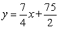 <strong>For a region, the percentage of adults 20-24 years of age that have not been married is given in the table below. Give the linear model that best fits this data, where x is the number of years since 1970. </strong> A) B) C) D) E)