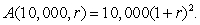 <strong>The table below gives the value of an investment of P dollars after 2 years in an account whose annual percentage yield is 100r%. The value of a $10,000 investment after 2 years can be modeled by Find and interpret when the annual interest rate is 4.3%. </strong> A) $8.30 per percentage point; it represents how much money a $10,000 investment would earn if the interest rate increased by one percent. B) $1,060.00 per percentage point; it represents how much money a $10,000 investment would earn if the interest rate increased by one percent. C) $1,060.00 per percentage point; it represents the rate of increase in value of $10,000 investment as the interest rate increases by one percent. D) $208.60 per percentage point; it represents the rate of increase in value of $10,000 investment as the interest rate increases by one percent. E) $104.30 per percentage point; it represents how much money in the investment is due to the interest rate.