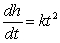 <strong>The height h, in feet, of a certain tree increases at a rate that is inversely proportional to time t, in years. The height of the tree is 8 feet at the end of 3 years, and reaches 23 feet at the end of 6 years. Write a differential equation describing the rate of change of the height of the tree, where k is the constant of proportionality (to be determined).</strong> A) feet per year B) feet per year C) feet per year D) feet per year E) feet per year