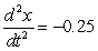 <strong>When a spring is stretched and then released, it oscillates according to two laws of physics: Hooke's Law and Netwon's Second Law. These two laws combine to form the following differential equation in the case of free, undamped oscillation: where m is the mass of an object attached to the spring, x is the distance the spring is stretched beyond its standard length with the object attached (its equilibrium point), t is time, and k is a constant associated with the strength of the spring. Consider a spring with from which is hung a 68-pound weight. The spring with the weight attached stretches to its equilibrium point. The spring is then pulled 3 feet farther than its equilibrium and released. Write a differential equation describing the acceleration of the spring with respect to time t measured in seconds. Use the fact that , where g is the gravitational constant 32 feet per second per second.</strong> A) feet per second per second B) feet per second per second C) feet per second per second D) feet per second per second E) feet per second per second