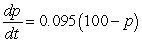 <strong>A person learns a new task at a rate that is equal to the percentage of the task not yet learned. Let p represent the percentage of the task already learned at time t (in hours). If a person begins learning at a rate of 19 percent per hour, write a differential equation describing the rate of change in the percentage of the task learned at time t.</strong> A) percent per hour B) percent per hour C) percent per hour D) percent per hour E) percent per hour