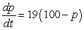 <strong>A person learns a new task at a rate that is equal to the percentage of the task not yet learned. Let p represent the percentage of the task already learned at time t (in hours). If a person begins learning at a rate of 19 percent per hour, write a differential equation describing the rate of change in the percentage of the task learned at time t.</strong> A) percent per hour B) percent per hour C) percent per hour D) percent per hour E) percent per hour