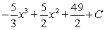 <strong>Evaluate the integral .</strong> A) B) C) D) E)