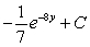<strong>Find the indefinite integral. </strong> A) B) C) D) E)