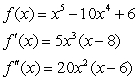 <strong>A function and its first and second derivatives are given. Use these to find all critical values. </strong> A) B) C) D) E)