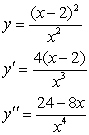 <strong>A function and its first and second derivatives are given. Use these to find any points of inflection. </strong> A) B) C) D) E) no points of inflection