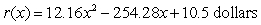 <strong>A pizza parlor has been experimenting with lowering the price of their large one-topping pizza to promote sales. The average revenues from the sale of large one-topping pizzas on a Friday night (5 P.M. to midnight) at various prices are given below. Find a model for the data. </strong> A) B) C) D) E)