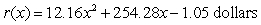 <strong>A pizza parlor has been experimenting with lowering the price of their large one-topping pizza to promote sales. The average revenues from the sale of large one-topping pizzas on a Friday night (5 P.M. to midnight) at various prices are given below. Find a model for the data. </strong> A) B) C) D) E)