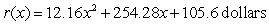 <strong>A pizza parlor has been experimenting with lowering the price of their large one-topping pizza to promote sales. The average revenues from the sale of large one-topping pizzas on a Friday night (5 P.M. to midnight) at various prices are given below. Find a model for the data. </strong> A) B) C) D) E)