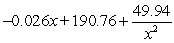 <strong>The managers of a company have modeled some cost data and found that if they produce x storm windows each hour, the cost (in dollars) to produce one window is given by the function , for . The company sells its storm windows for $190 each. Assuming that every window made will be sold, give a formula for the profit made from the sale of one storm window when the company is producing x windows each hour.</strong> A) B) C) D) E)