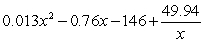 <strong>The managers of a company have modeled some cost data and found that if they produce x storm windows each hour, the cost (in dollars) to produce one window is given by the function , for . The company sells its storm windows for $190 each. Assuming that every window made will be sold, give a formula for the profit made from the sale of one storm window when the company is producing x windows each hour.</strong> A) B) C) D) E)