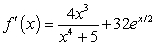 <strong>Find the derivative of .</strong> A) B) C) D) E)