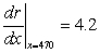 <strong>The revenue from the sale of x units of a commodity is r(x) Canadian dollars, and u(r) U.S. dollars is the equivalent value of r Canadian dollars. On September 8, 2009, $1 Canadian was worth $1.0764 U.S., and the rate of change of the U.S. dollar value was $0.925 U.S. per Canadian dollar. On the same day, sales were 470 units, producing revenue of $10,000 Canadian, and revenue was increasing by $4.2 Canadian per unit. Evaluate of the given expression on September 8, 2009, and write a sentence interpreting the value.</strong> A) Canadian dollars per unit On September 8, 2009, revenue was increasing by 4.2 Canadian dollars per unit. B) Canadian dollars per unit On September 8, 2009, revenue was increasing by 470 Canadian dollars per unit. C) Canadian dollars per unit On September 8, 2009, revenue was decreasing by 8.4 Canadian dollars per unit. D) Canadian dollars per unit On September 8, 2009, revenue was decreasing by 4.2 Canadian dollars per unit. E) Canadian dollars per unit On September 8, 2009, revenue was increasing by 8.4 Canadian dollars per unit.