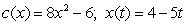 <strong>For the given pair of functions, write the composite function and its derivative in terms of one input variable. </strong> A) B) C) D) E)