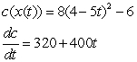 <strong>For the given pair of functions, write the composite function and its derivative in terms of one input variable. </strong> A) B) C) D) E)