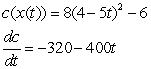 <strong>For the given pair of functions, write the composite function and its derivative in terms of one input variable. </strong> A) B) C) D) E)