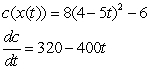 <strong>For the given pair of functions, write the composite function and its derivative in terms of one input variable. </strong> A) B) C) D) E)