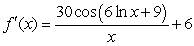 <strong>For each of the composite functions, identify an inside function and an outside function and write the derivative with respect to x of the composite function. </strong> A) B) C) D) E)