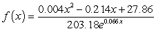 <strong>The population (in millions) of the United States between 1970 and 2010 can be modeled as million people where x is the number of decades after 1970. The percentage of people in the United States who live in the Midwest between 1970 and 2010 can be modeled as percent Where x is the number of decades since 1970. Write an expression for the number of people who live in the Midwest x decades after 1970.</strong> A) million people B) million people C) million people D) million people E) million people