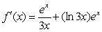 <strong>Find the derivative of .</strong> A) B) C) D) E)