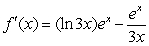 <strong>Find the derivative of .</strong> A) B) C) D) E)