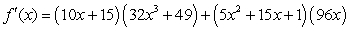 <strong>Find the derivative of .</strong> A) B) C) D) E)