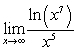<strong>Evaluate the limit using L'Hôpital's Rule, if necessary.</strong> A) B) C) 0 D) E)