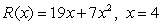 <strong>At the indicated x-value, find the slope of the tangent line.  </strong> A) 75 B) 245 C) 26 D) 33 E) 47 <div style=padding-top: 35px> 