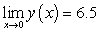 <strong>For the given function write limit notation for the end behavior. </strong> A) B) C) D) E)