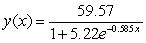 <strong>The following table gives the percent of the U.S. population with Internet connections for the years 1997 to 2003. Use a calculator to find the logistic function that models these data. Use x as the number of years past 1995. Source: U.S. Department of Commerce</strong> A) B) C) D) E)