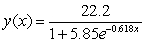 <strong>The following table gives the percent of the U.S. population with Internet connections for the years 1997 to 2003. Use a calculator to find the logistic function that models these data. Use x as the number of years past 1995. Source: U.S. Department of Commerce</strong> A) B) C) D) E)